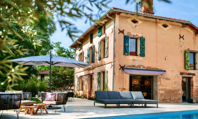 Brens Chalet De Esquí | La Maison du Bonheur - Swimming pool & Terrace
