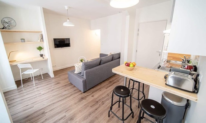 Les Poulettes Apartamento | La Maison Gratte Ciel-Studio Villeurbanne-Jardin
