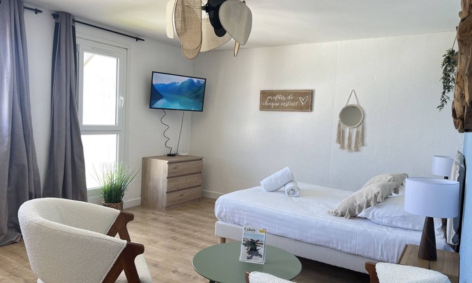 Port Apartamento | La Marina-Estudio-Baño con bañera-Vista al Puerto
