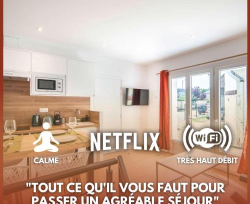 Bonnieres-sur-Seine Apartamento | LA MURAILLE DE CHINE - Self Checkin Automatique - Netflix - 15 Min de Giverny