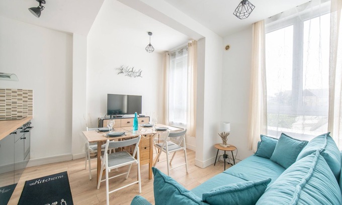 Calais Apartamento | La Pause Marine - Charmant appt pour 4