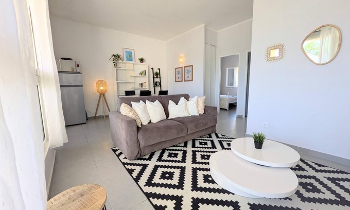 Santa-Maria-Poggio Apartamento | La Perla di Santa Maria - Vue mer, plage à 100 m