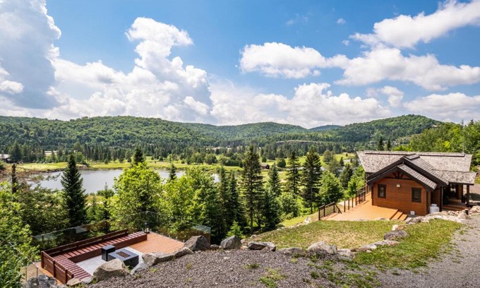 Saint-Faustin-Lac-Carre Chalet De Esquí | La Perle de Montagnes - Luxurious Chalet