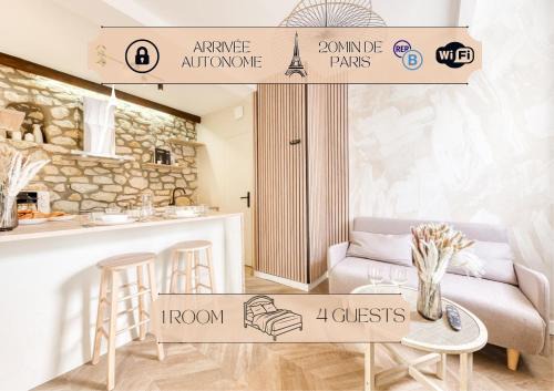 Bourg-la-Reine Apartamento | La Petite Reine – Parisian Charm near Paris