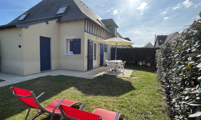 Port Guillaume Casa | "La poop" House Dives sur mer/Cabourg 6 pers. Sea access - swimming pool on foot