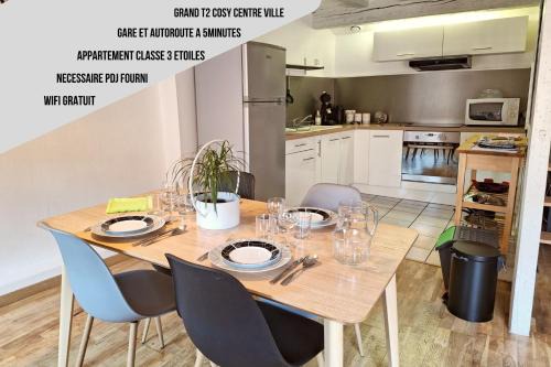 Montluel Apartamento | La Porte de la Dombes - centre ville - 50m2 - classé 3 étoiles
