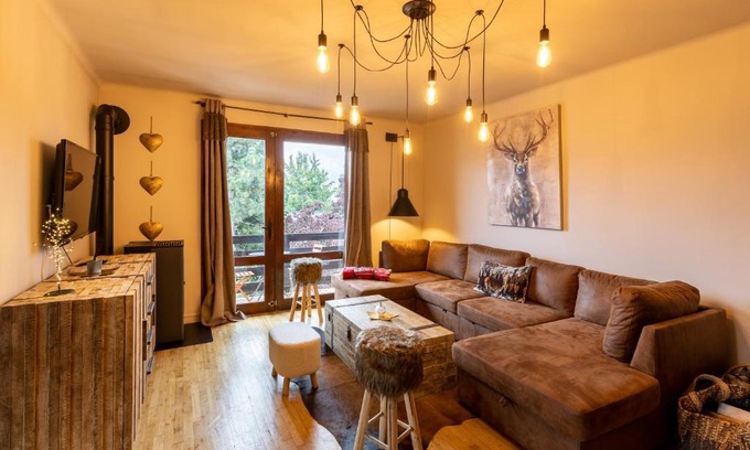Superbolquere Apartamento | La Rose de Lou - Grand duplex avec vue montagne