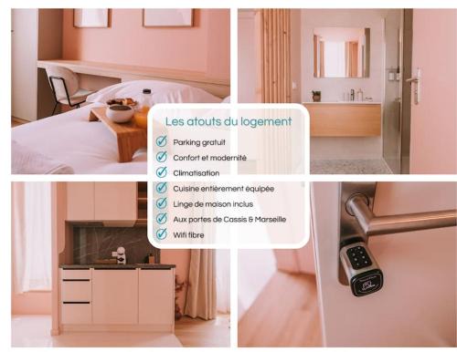Roquefort-la-Bedoule Apartamento | La Siesta - Studio neuf climatisé - Parking