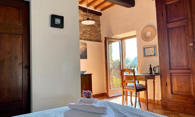 Pitigliano Apartamento | La Sorpresa Monolocale con VISTA VALLATA