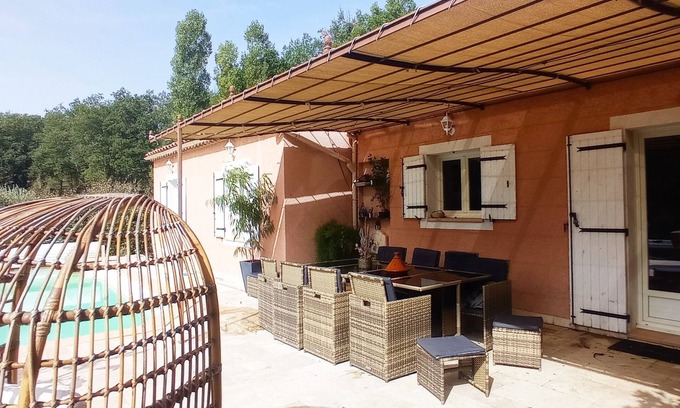 Esparron-de-Verdon Villa | Villa-Exclusivo-Baño privado con ducha-Vista al campo