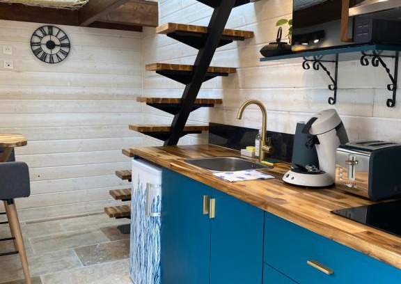 Saint-Aignan Casa | La Tiny Blue - maison insolite pour 2 - sans Tv