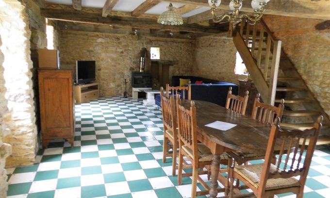 Siorac-en-Perigord Cabaña | La Toupine en Périgord Noir - casa rural de 3 dormitorios con terraza y piscina