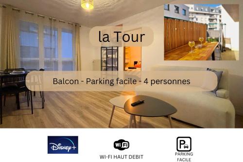 Franconville Apartamento | La Tour - Tout confort - Hypercentre - Balcon #SirDest
