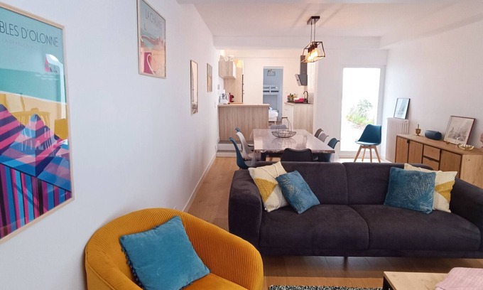 Les Sables d'Olonne Chalet De Esquí | La Tribu -Maison Sablaise à 200m de la Grande Plag
