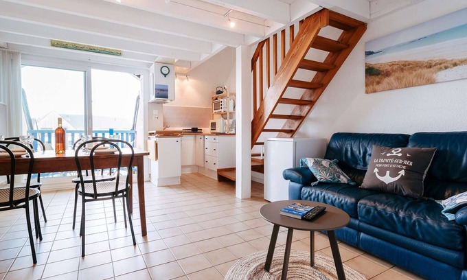 La Trinite-sur-Mer Apartamento | La Trinité/Mer - Apartamento de 3 piezas, 5 pers, cerca del puerto y la playa