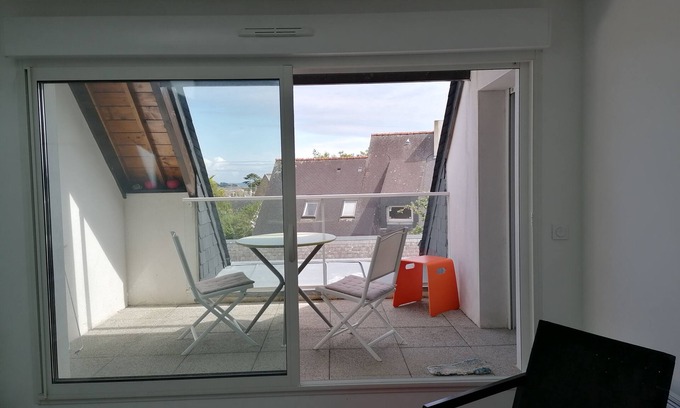 La Trinite-sur-Mer Apartamento | LA Trinite SUR Mer. Appartement 40m2, Terrasse de 8m2, vue Mer, Proche Plages