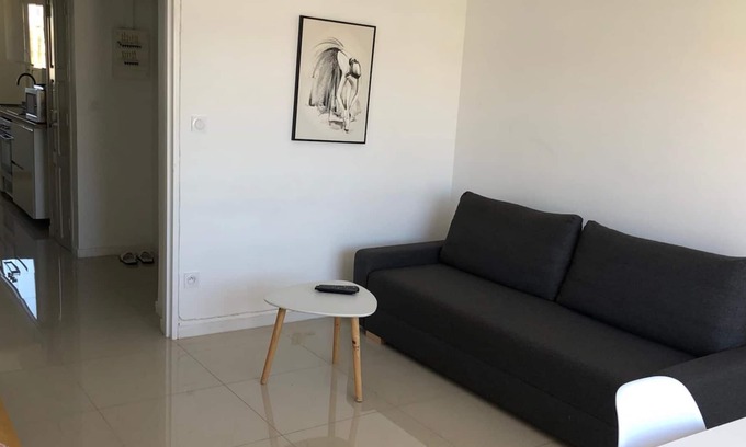 Bonneveine Apartamento | 'La Vague' Acogedor apartamento con balcón para 5 personas en Marsella