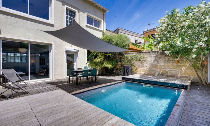 Chartrons Casa | La Villa 4 You - Maison avec piscine à Bordeaux