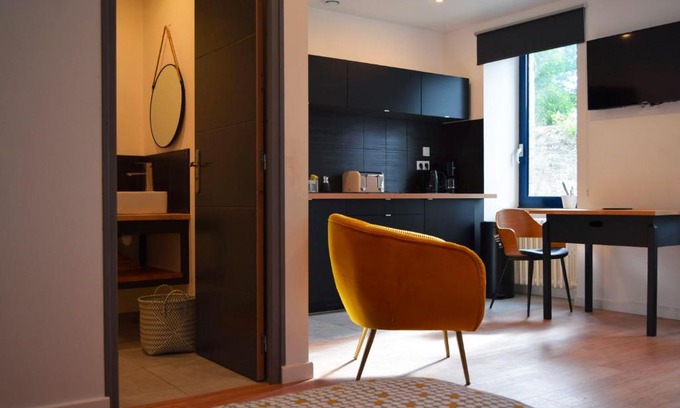 Chatelaudren Apartamento | La Villa Audren Love Room Jacuzzi