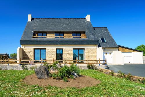 Plozevet Casa | La Villa des Vagues - vue mer proche de la plage