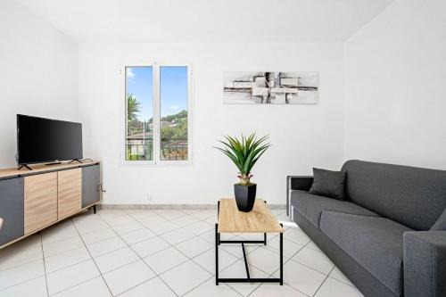 Menton Apartamento | LA VILLA JULIA - Calme - Spacieux - Parking Privé - Climatisation
