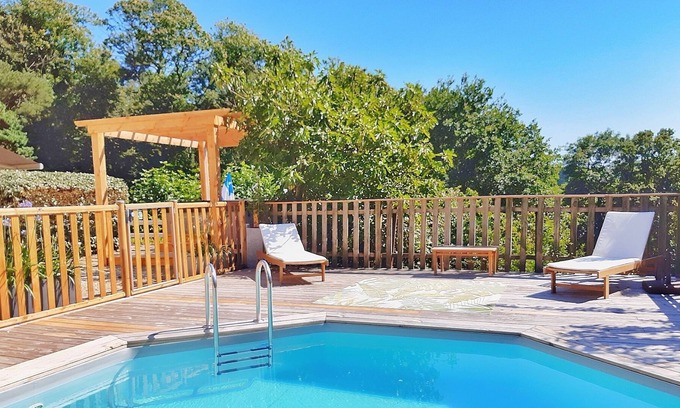 Morlaix Casa | Villa Saint Kirio - swimming pool and spa - 8 people