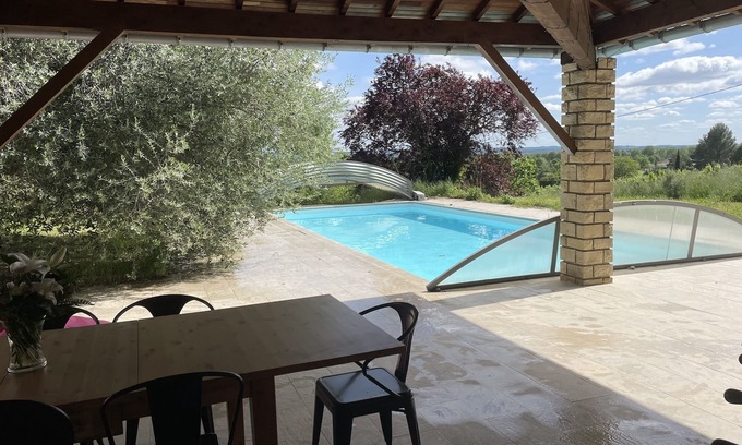 Senouillac Casa | Lagarrigue, Maison de Campagne Avec Piscine Idéale Pour les Vacances