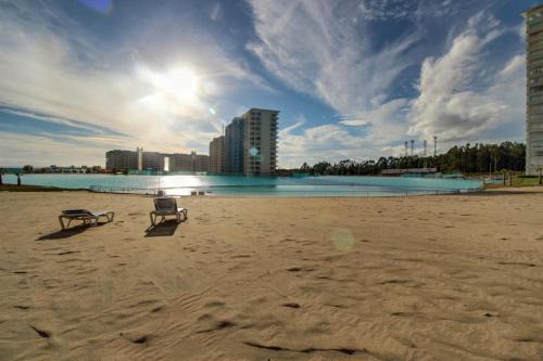 Algarrobo Apartamento | Laguna Playa Privada, Vista al Mar