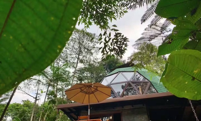 Picinguaba Casa | Laje Waterfall Dome, with relaxing wet sauna