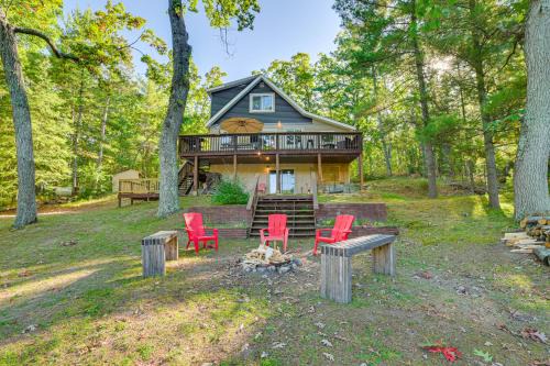 Herron Casa | Lake Access and Dock Remote Mio-Area Cottage