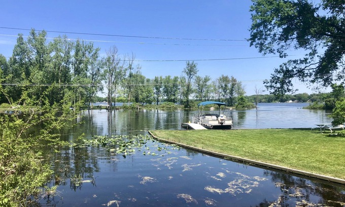 Three Rivers Cabina | Lake Cabin en 500 acres todos los deportes del lago, Snug Harbour cerca de Vicksburg, Kalamazoo