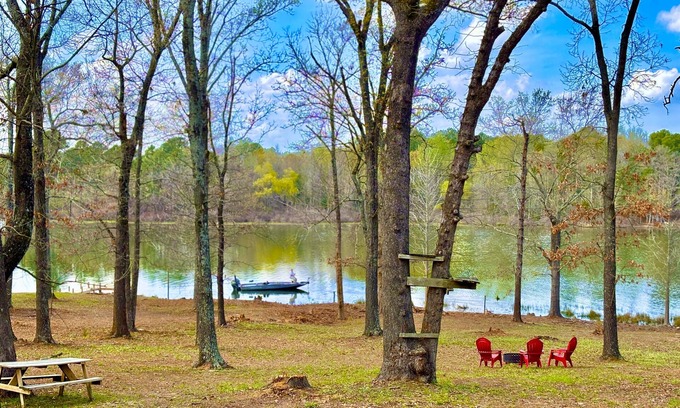 Alba Cabina | Lake Fork Waterfront Cabin-Private Boat Ramp Boat Dock Fishing
