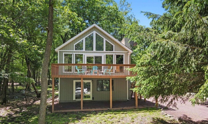 Lake Harmony Estates Cabaña | Lake Harmony Meadow View Greenacres Cottage (18)