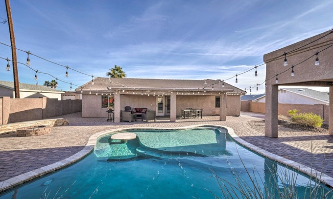 Lake Havasu City Casa | Casa familiar con piscina y casita-minutos del lago Havasu