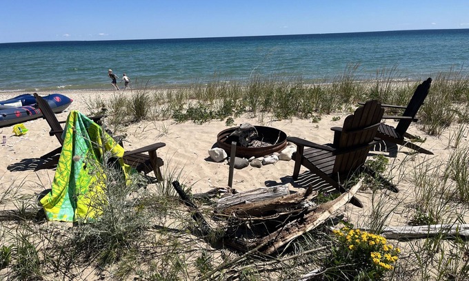 Beaver Island Casa | Lake Michigan/Beaver Island with incredible private beach