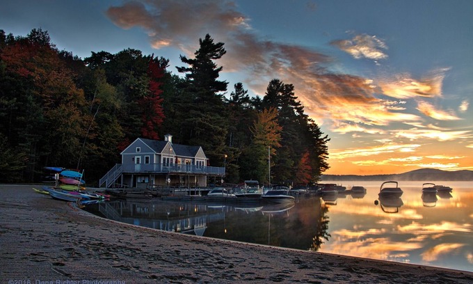 Sunapee Casa | Lago Sunapee - Preciosa casa de pueblo Granliden con vistas al lago cerca del esquí