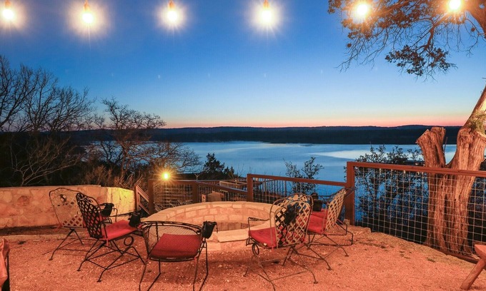 Spicewood Cabina | Lake Travis Lakefront Oasis, 3 Private Cabins, Hot Tub, Huge Private Boat Dock
