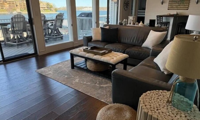 Lake Ozark Casa | Lake Vacation Home with Private Dock & Boat Slip! Just steps to the water!