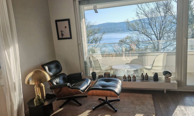 Horgen District Apartamento | Lake view & access designer apartment