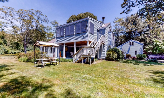 Centerville Casa | Lake-view home across from private beaches with high-speed WiFi & washer/dryer