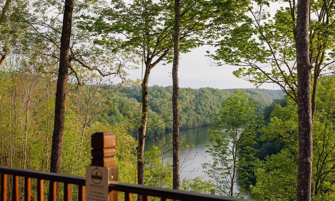 White County Cabina | Lake View Nature Cabin at Bear Bluff Retreat
