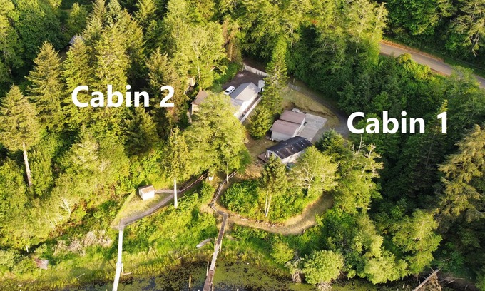 Lakeside Cabina | Lakefront Cabins - Private paradise (2 homes)