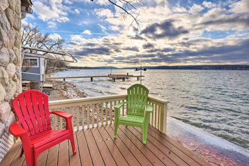 Canandaigua Casa | Lakefront Canandaigua Home with Grill, Fire Pit