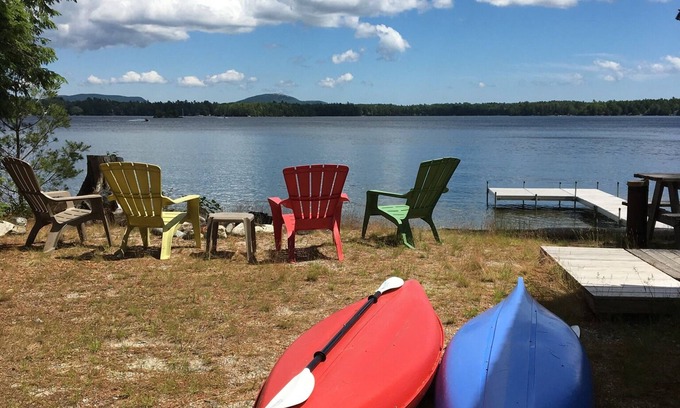 Franklin Casa | Lakefront Cottage - en la playa -32 millas de Bar Harbor y Acadia Nationa Park