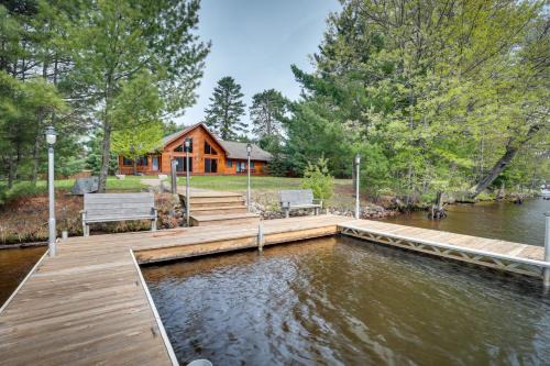 Eagle River Casa | Lakefront Eagle River Vacation Rental with Boat Dock