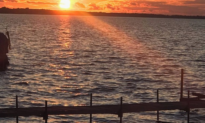 Prudenville Casa | Lakefront - Spacious Family Getaway with Dock!