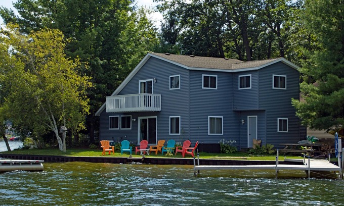 Lake George Casa | Lakefront Getaway en Michigan