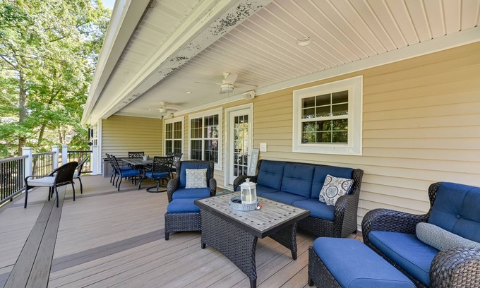 Gilbertsville Casa | Lakefront Gilbertville Haven w/ Private Boat Dock!