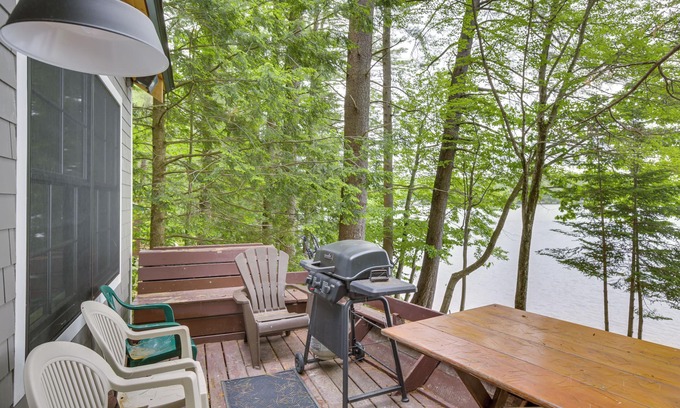 Turner Cabina | ¡NUEVO! Lakefront Hartford Cabina w / Canoa y rampa para botes