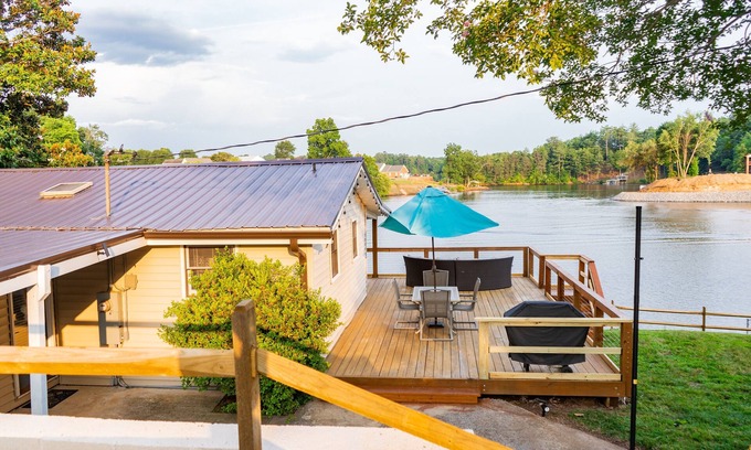 Hickory Casa | Lakefront Home 25 FT From Water w/ Private Dock, Firepits, Kayaks, & Paddle Boat